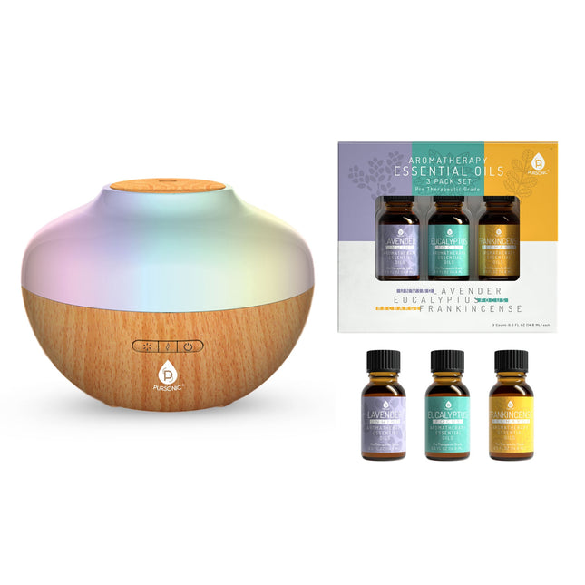 Aromatherapy Diffuser & Essential Oil Set